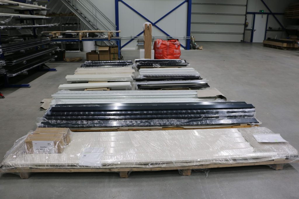 Voorraad aluminium waterslagen
